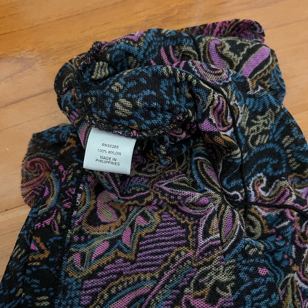 Express Multicolor Ruffle Blouse - image 6